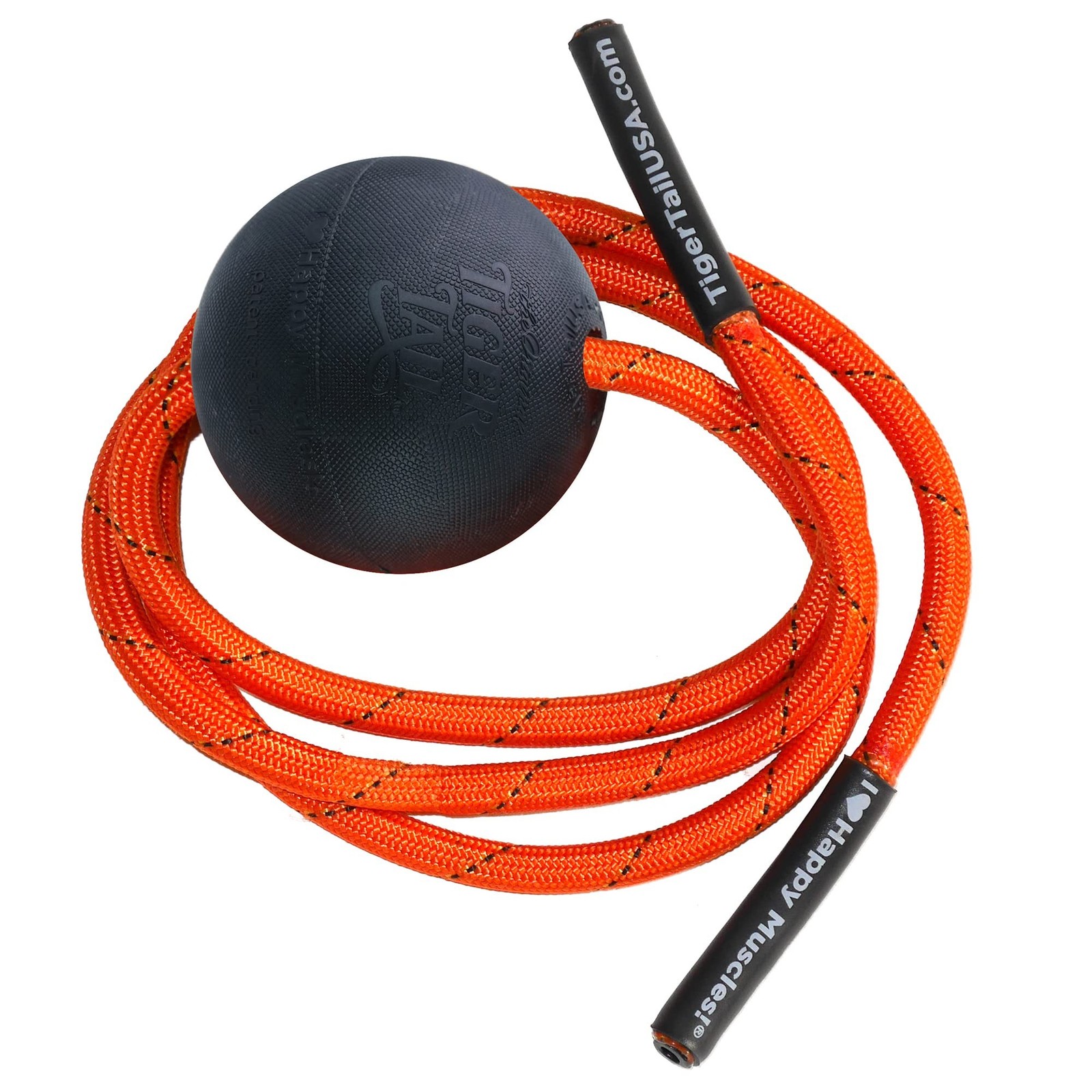 Tiger Tail Tiger Ball 2.6 Foam Roller Ball + 47” Corded Rope – Deep