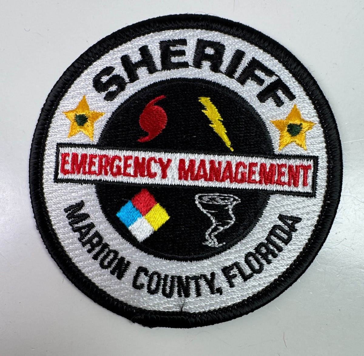 Marion County Florida Sheriff Emergency Management 3" Patch O2B