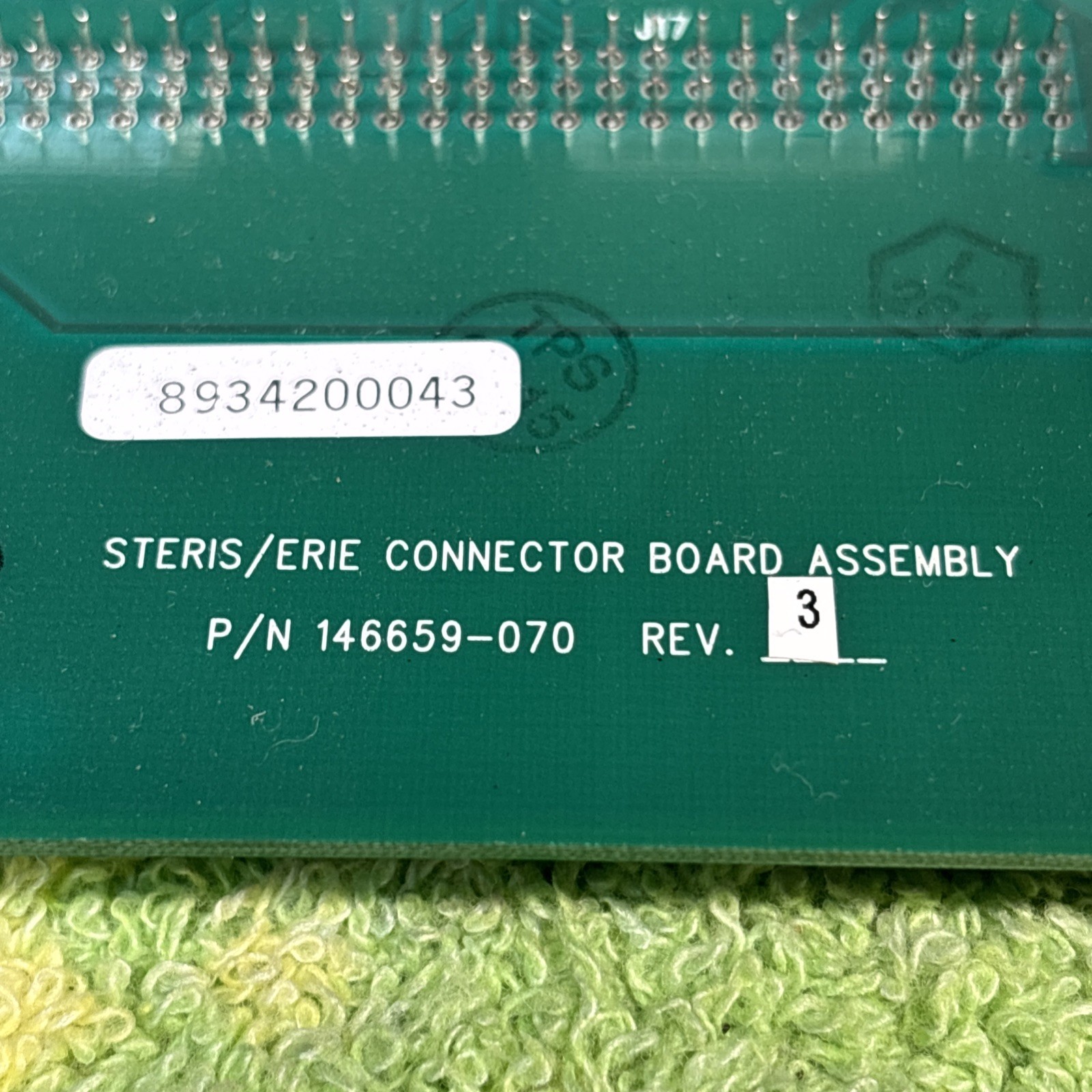 STERIS ERIE CONNECTOR BOARD ASSEMBLY 146659-070