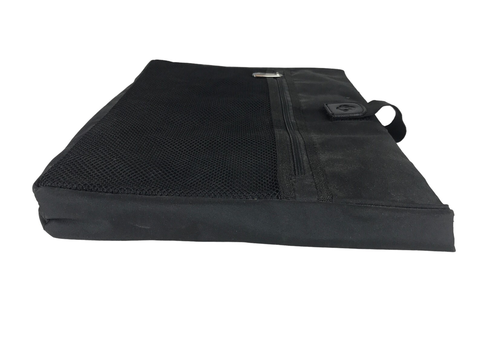 Samsonite Laptop Sleeve Case Unisex Black Outer Pockets Hook And Loop
