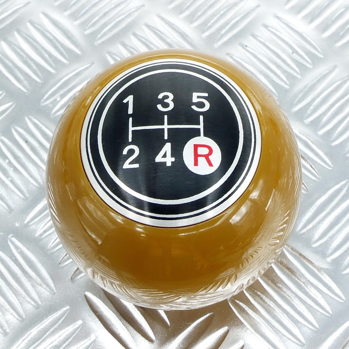 SHIFT KNOB 5 SPEED BROWN + BLACK MANUAL 8MM  12MM  THREAD SIZE