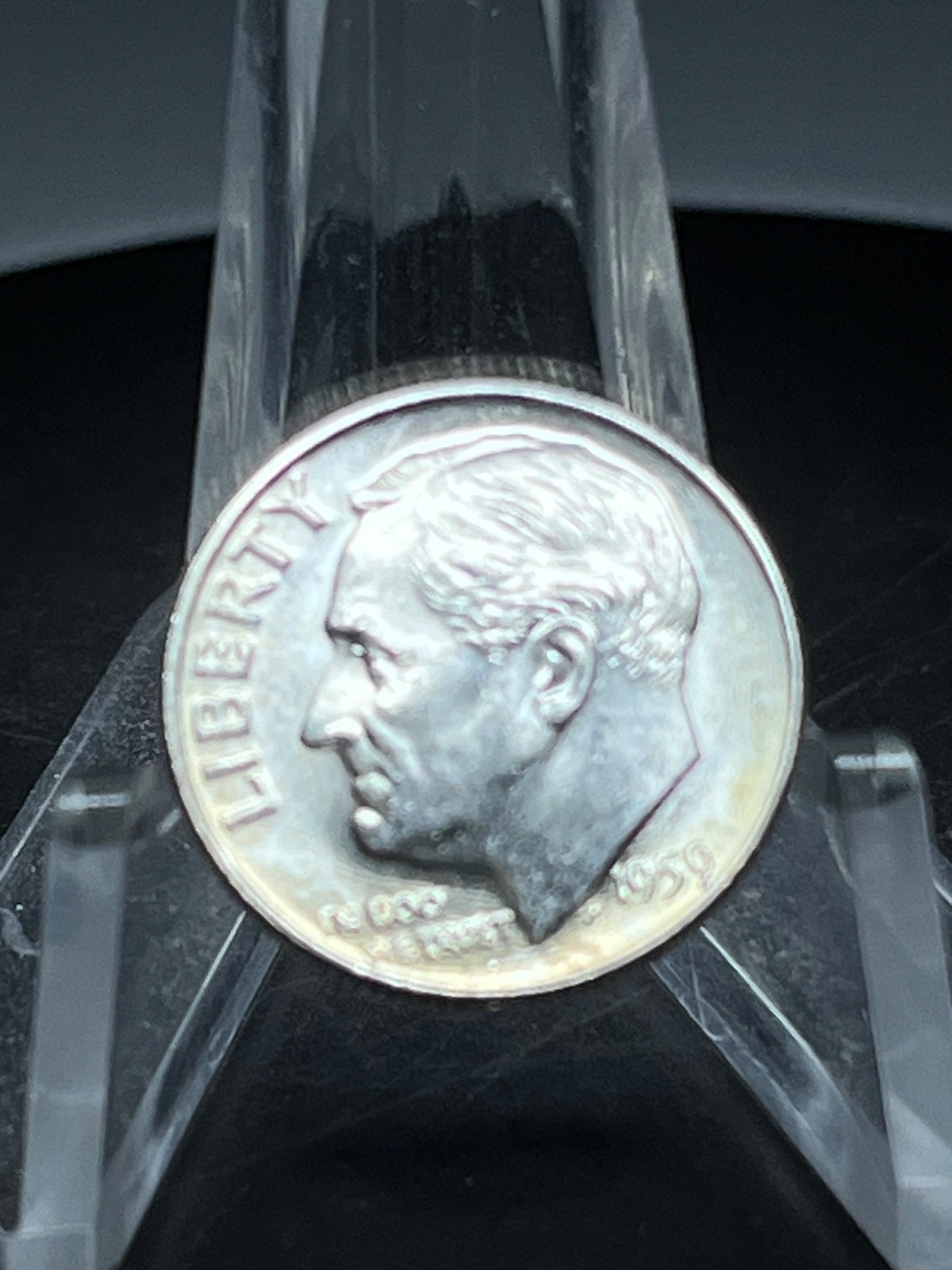 1959  Roosevelt Dime Uncirculated- BU- 90% Silver  #WX169