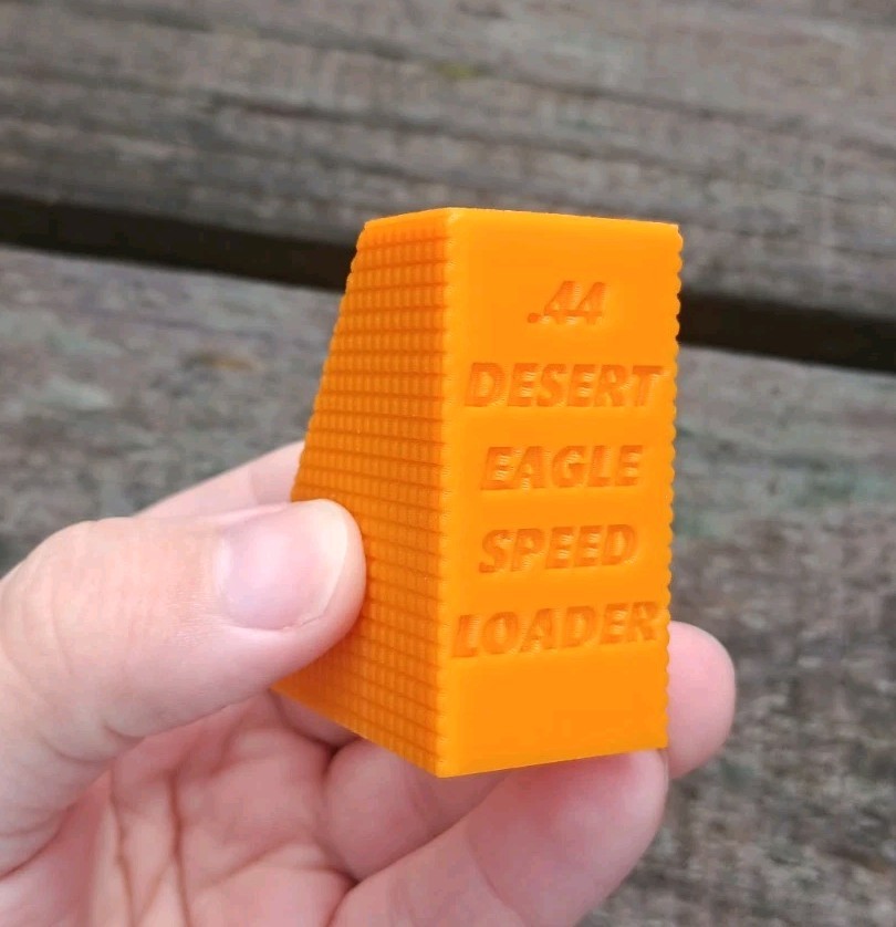 Desert Eagle 44 Magnum Magazine Loader Thumb Saver - Orange