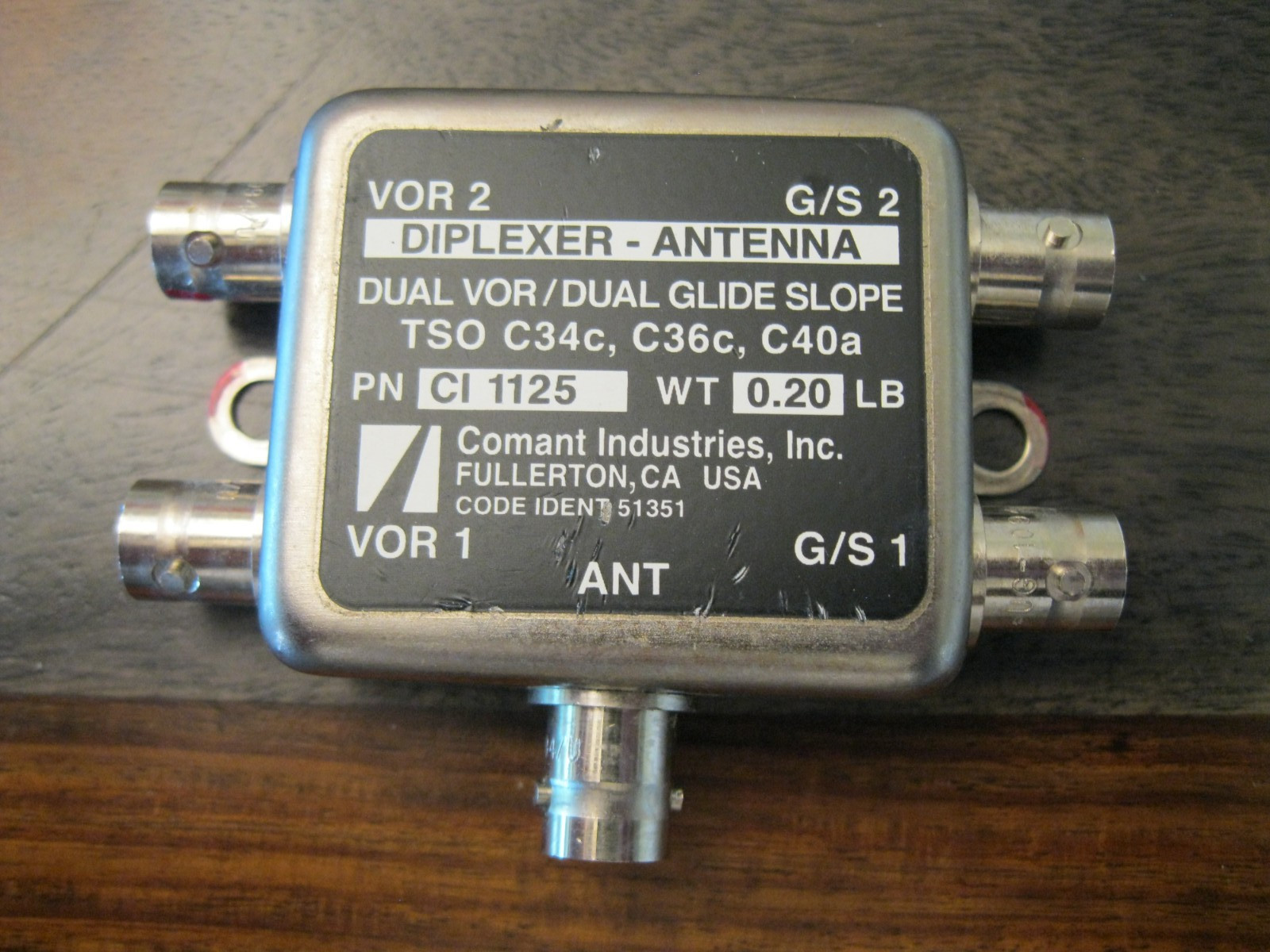 Comant CI-1125 Diplexer Antenna PN: CI1125