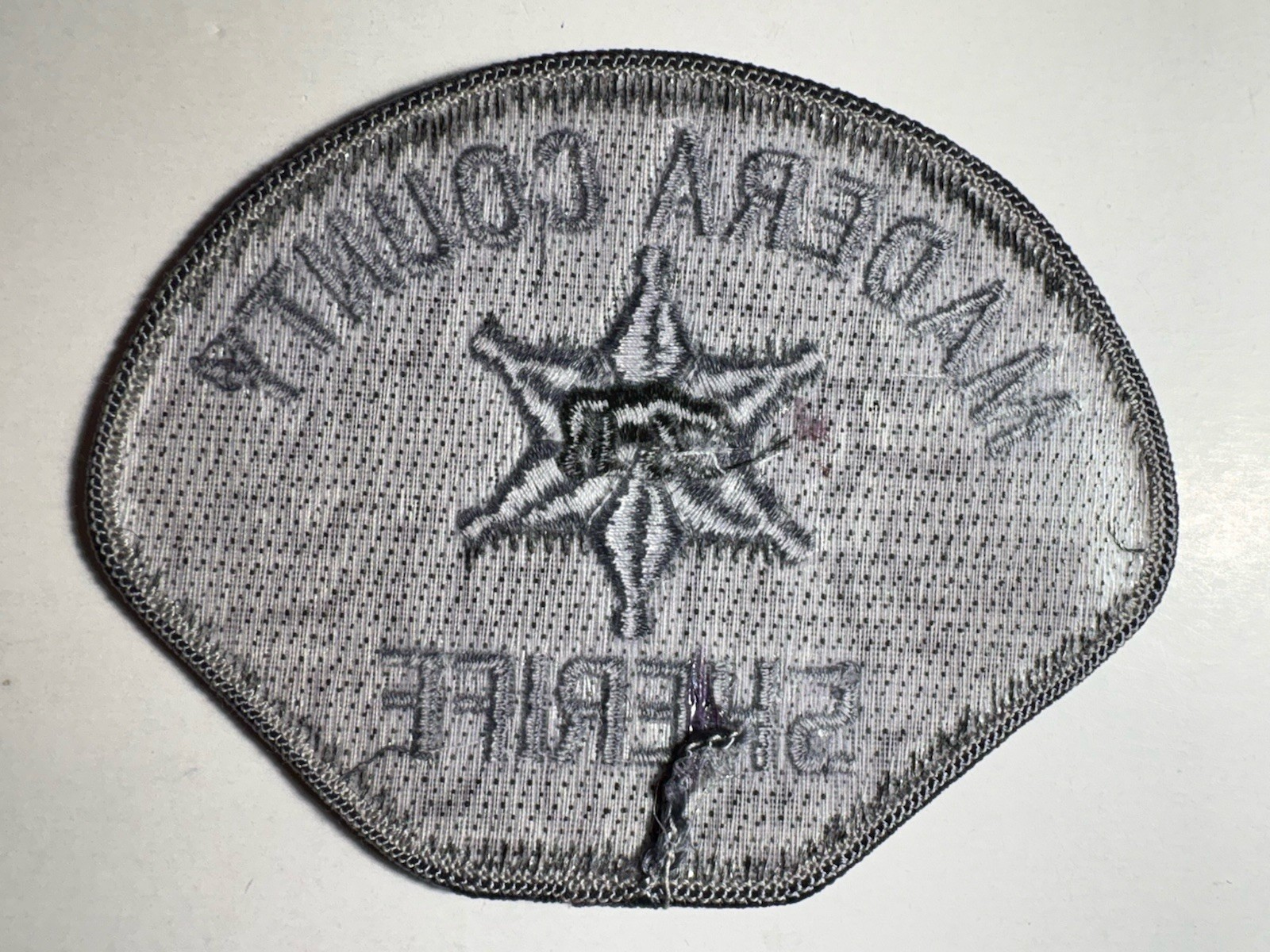 Madera County California Sheriff Patch ~ Subdued Colors
