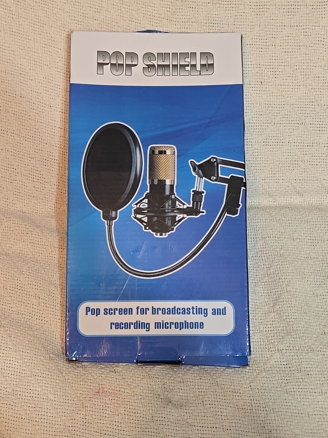Microphone Pop Shield High Quality Acoustic Broadcast Filter, Screen, Wind