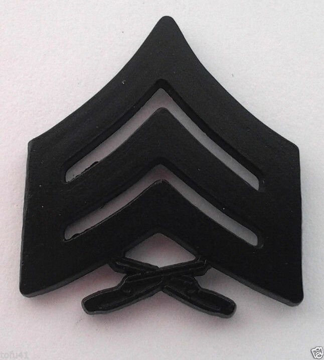 US MARINE CORP RANK E5 SGT (SUBDUED) Military Veteran Pin P10215 EE