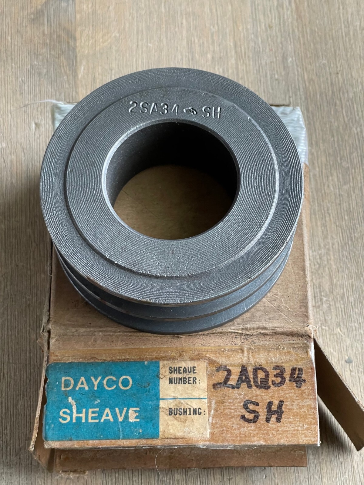 DAYCO 2SA34 SH SHEAVE 2 GROOVE NEW