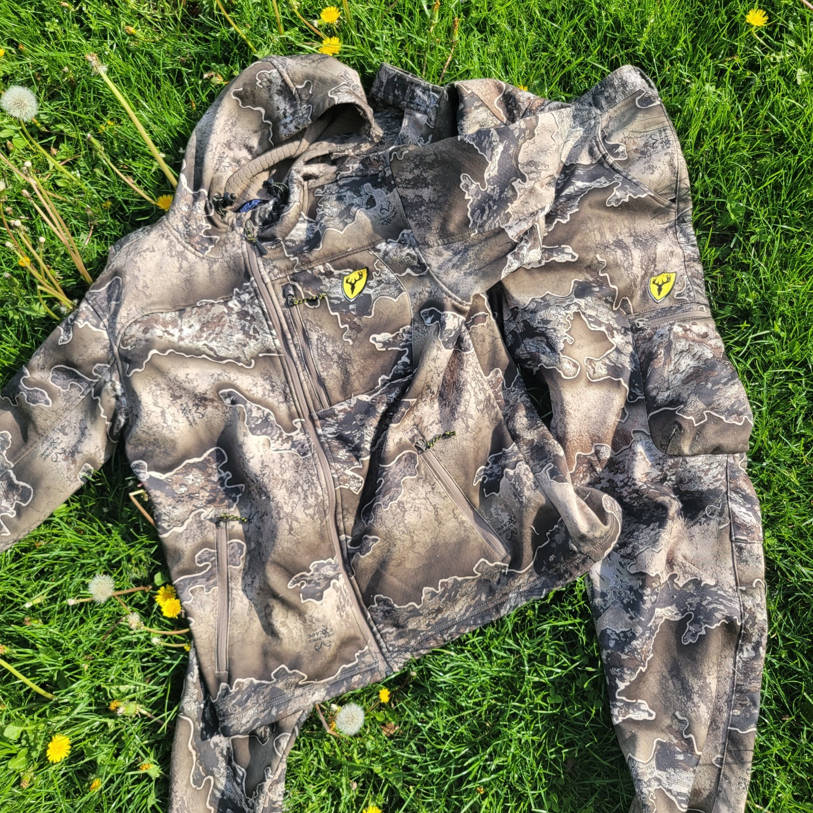 Scent Blocker Outdoor Shield Series Set Pants-M, Jacket-L Mossy Oak Camo S3
