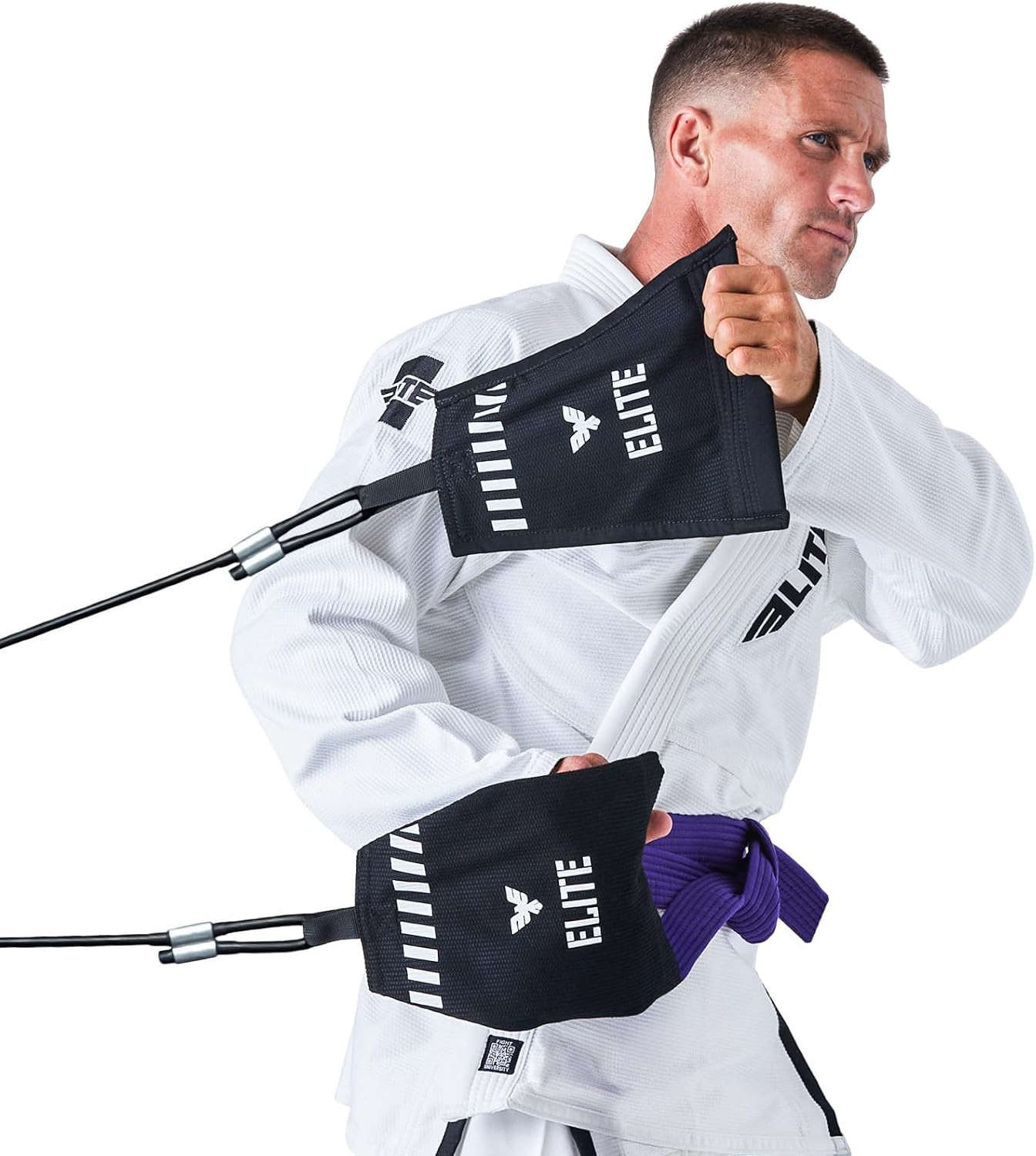 Jiu Jitsu Grip Trainer Simulate Gi - Resistance Band Grip Strength Trainer fo...