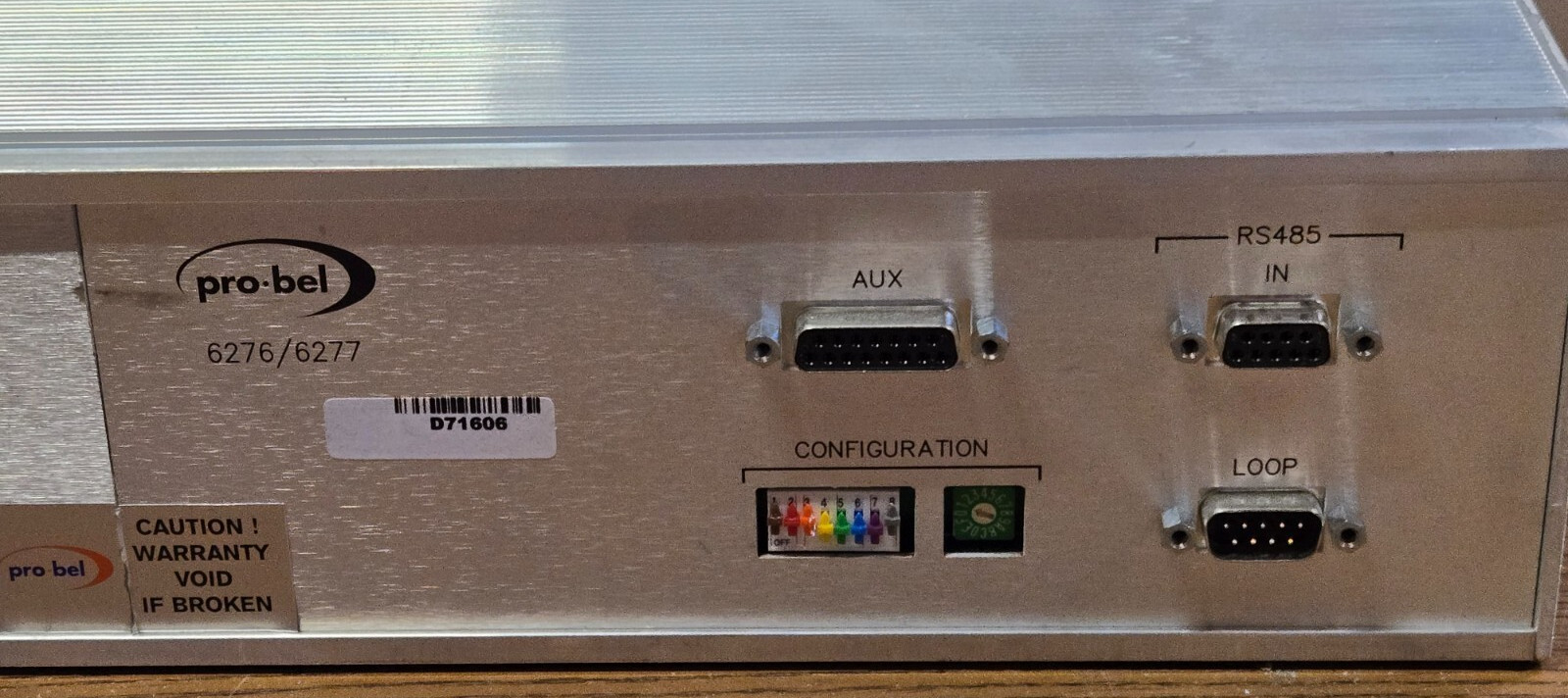 Pro-Bel 1149 PSU Control Panel Matrix 6276/6277 Powers up - Tested