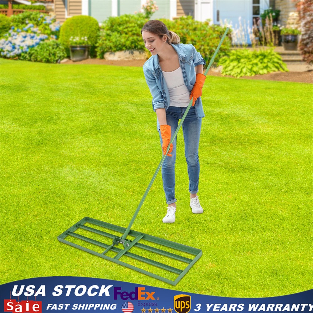 Lawn Leveling Rake 35.83*9.84 inch Level Lawn Tool for Garden Golf Course