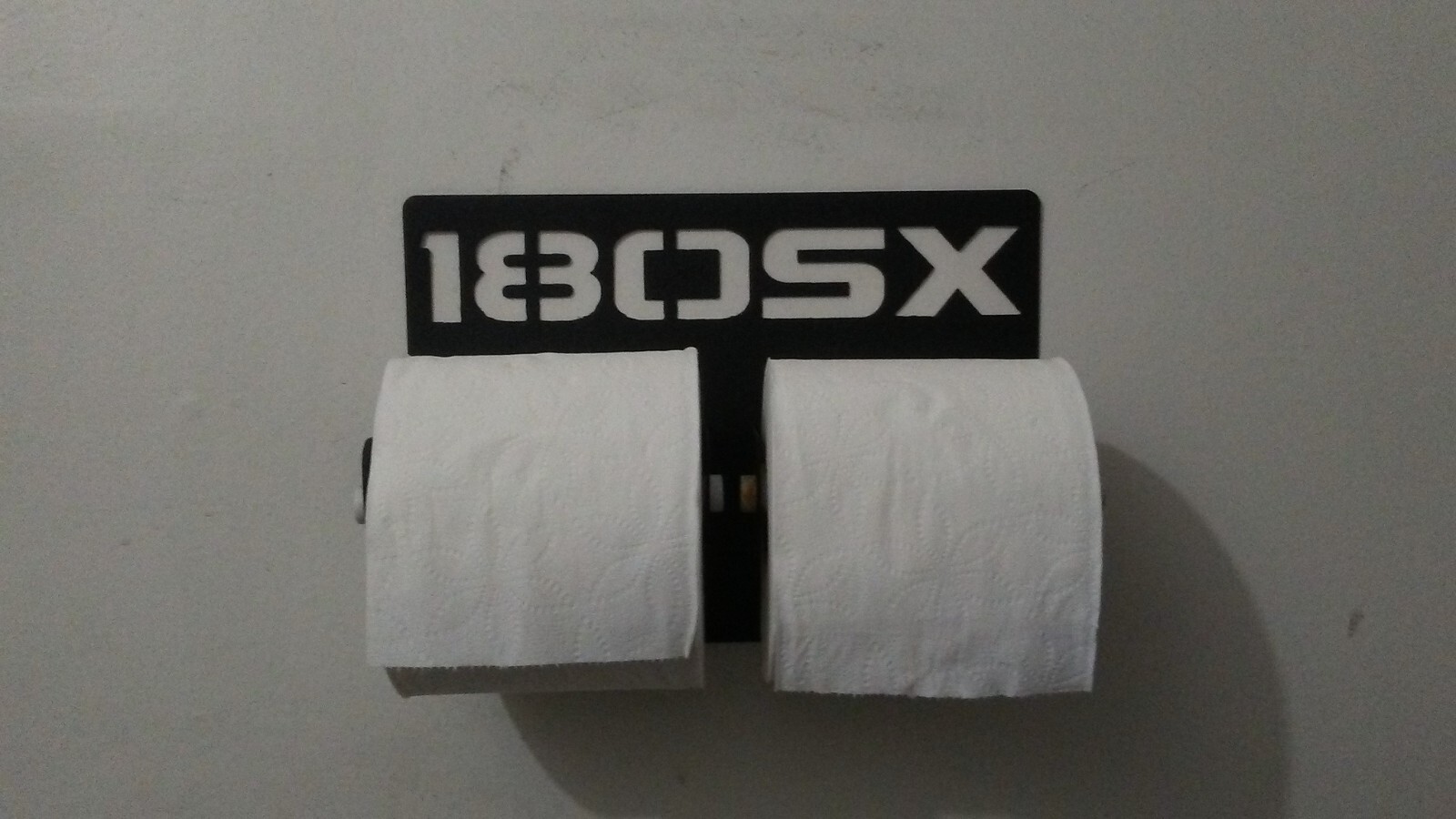 Double Toilet Paper Holder: 180SX (no white bars go to 99 cents store)