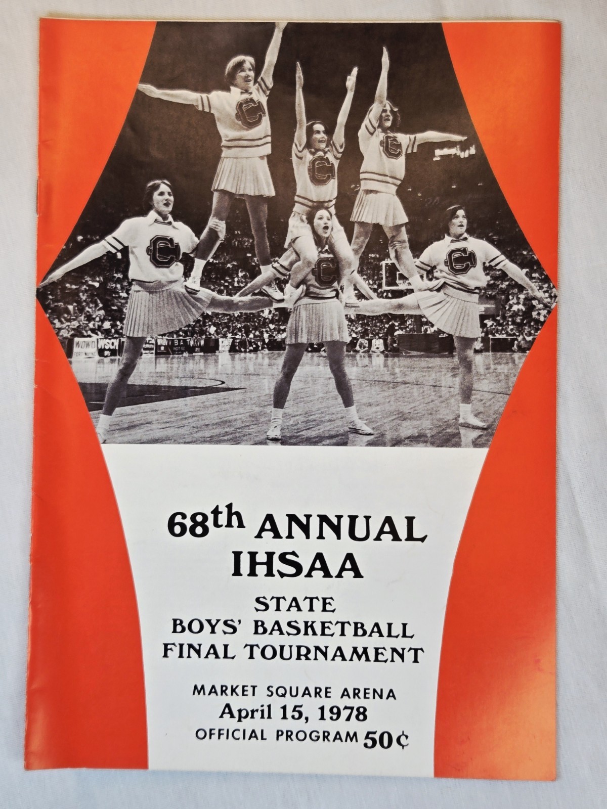 1978 IHSAA 68th Annual IN State Basketball Final Official Program- Nice!