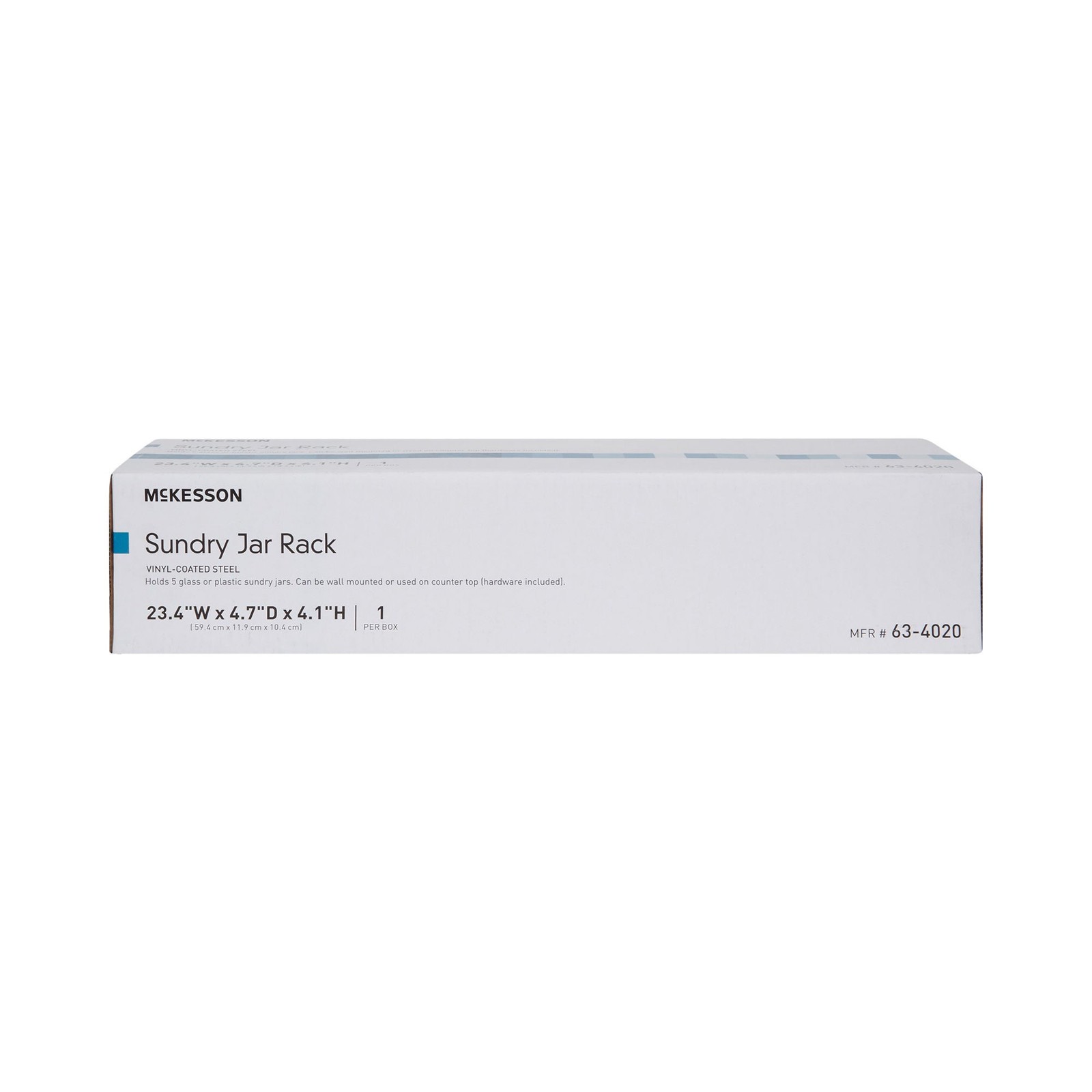 McKesson Sundry Jar Rack Vinyl Coated Steel 23.4 x 4.7 x 4.1 Inch