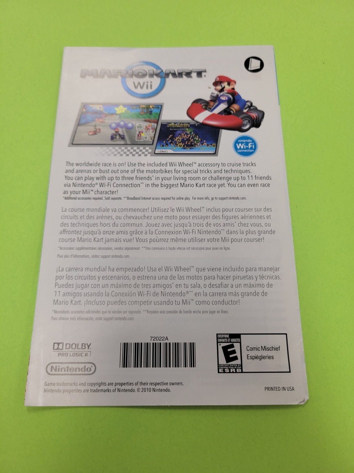 If You Like Wii Party INSERT ONLY Authentic Insert