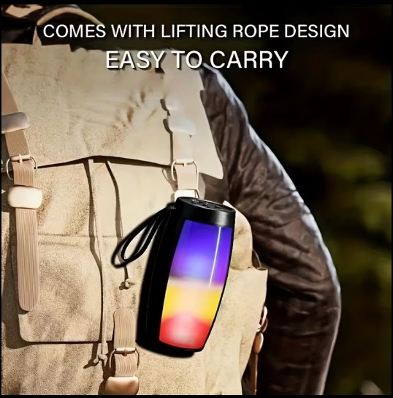 LED Portable Stereo Speakers