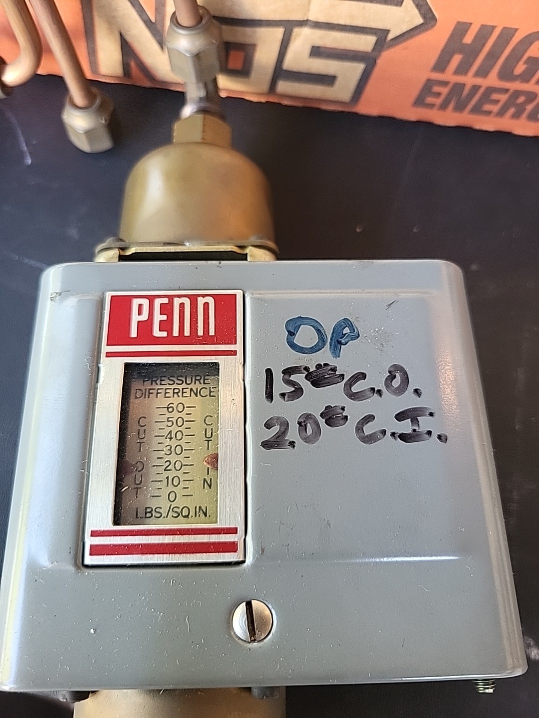 Johnson Controls Temperature Switch TPE50-18 PENN 8430