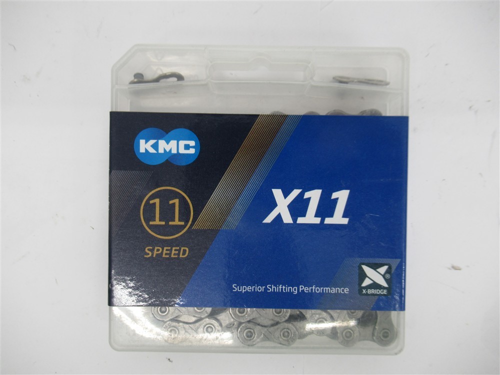KMC X11 , 1/2" x 11/128", 114 Links , 11 Speed , Bicycle Chain