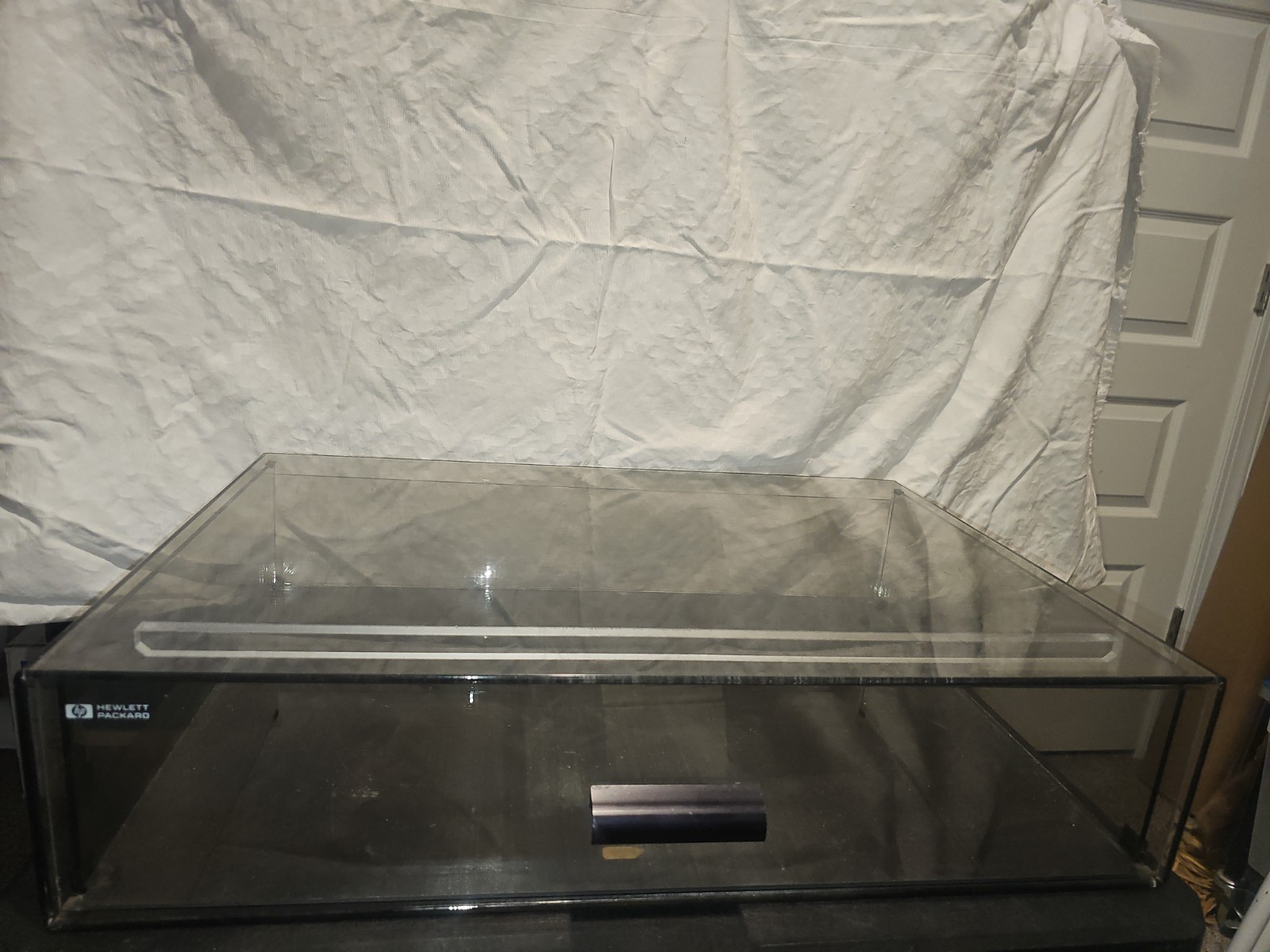 HP Hewlett Packard Acrylic Drawer, Size is 27"x18"x6", 5/88