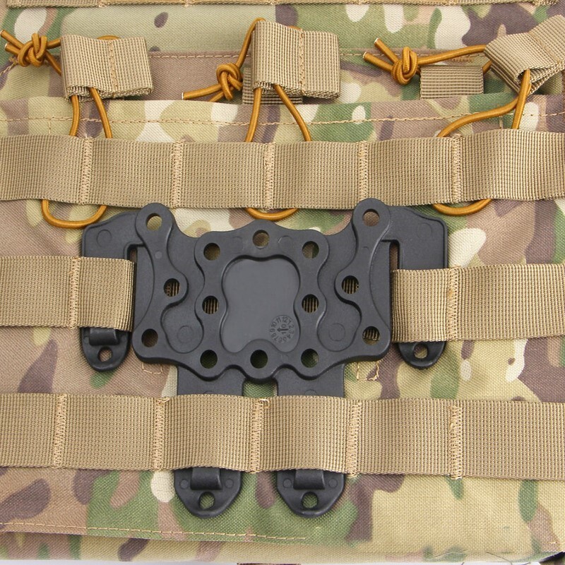Tactical QC Chest Rig Panel & Holster Rail Mount
