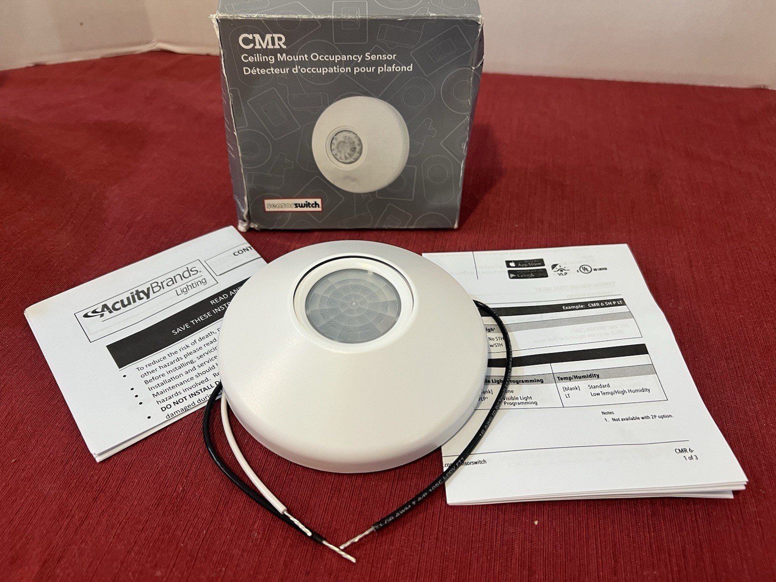 Sensor Switch CMR 6 High Bay, Passive Infrared Ceiling Mount Occupancy Sensor