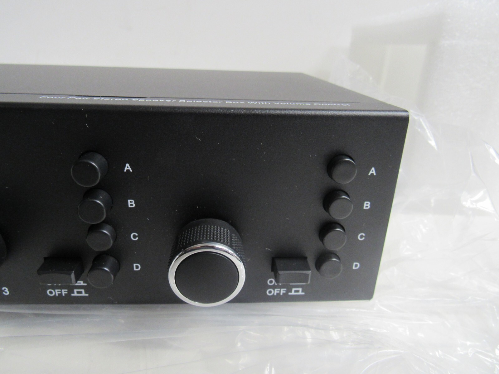 VANCO SS4V four pair Stereo Speaker Selector New In Open Box