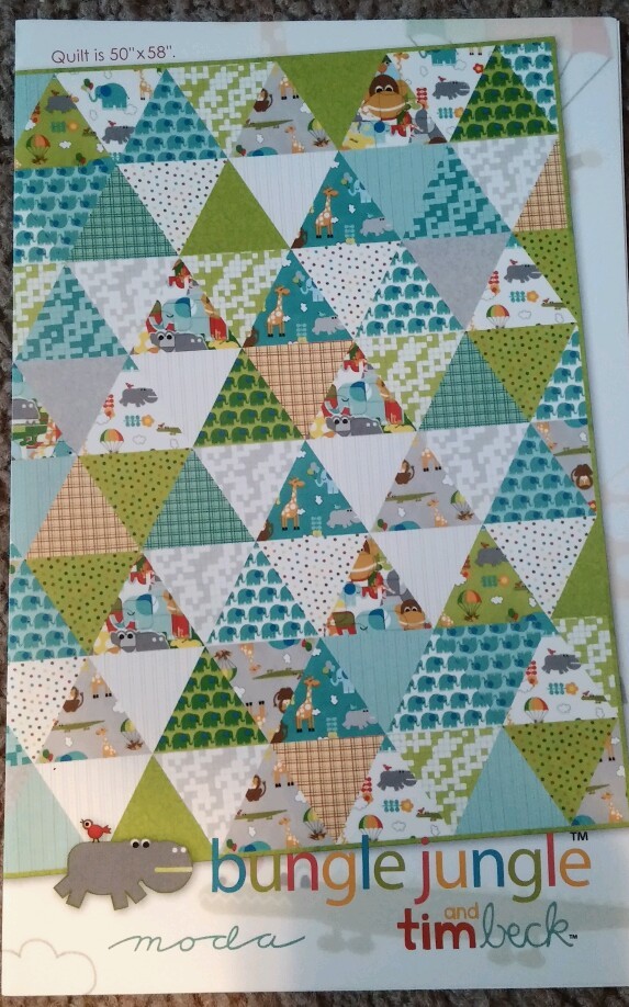 Bungle Jungle quilt pattern project sheet by Tim Beck for Moda Fabrics