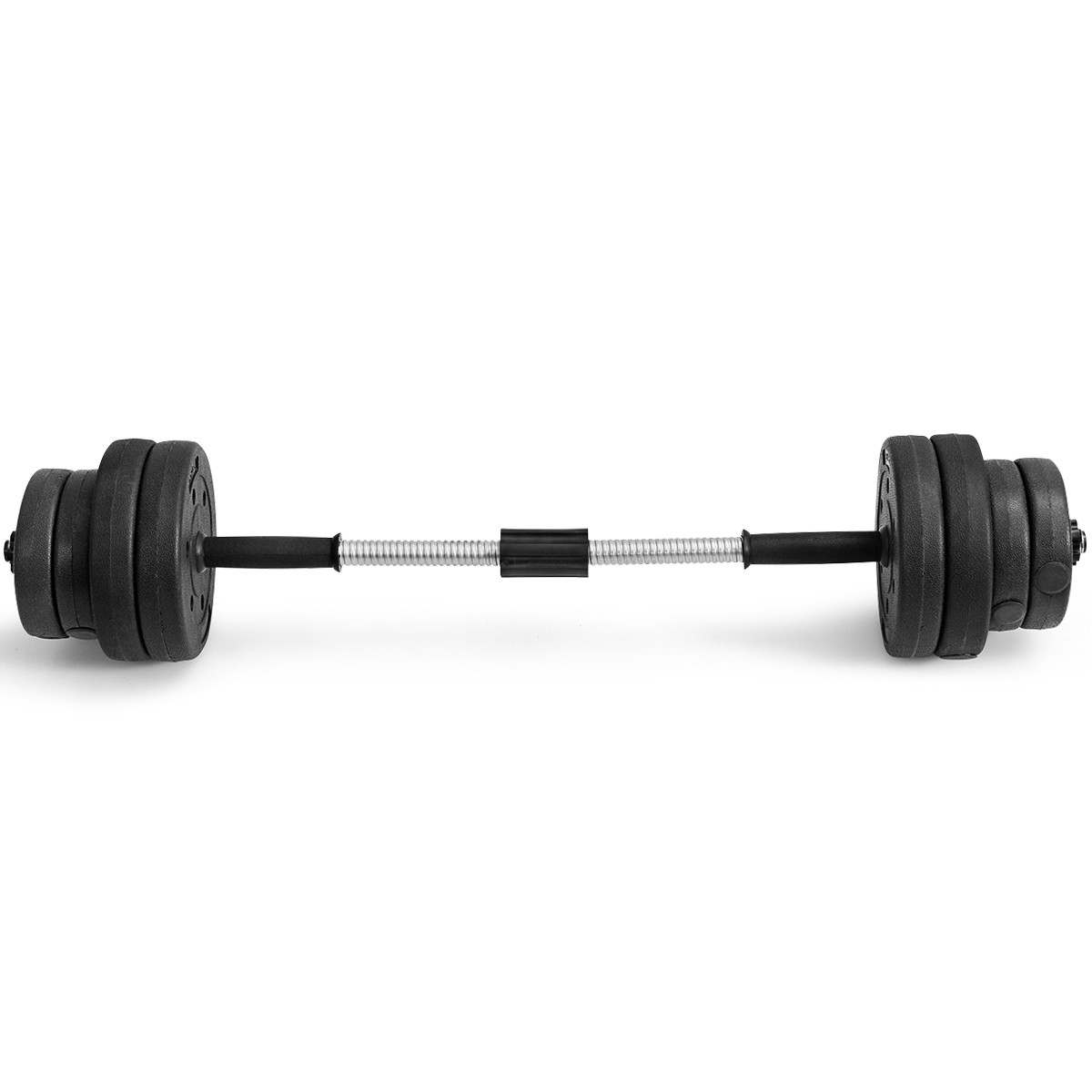66 LB Dumbbell Weight Set Fitness 16 Adjustable Plates Indoor Home Body Fit