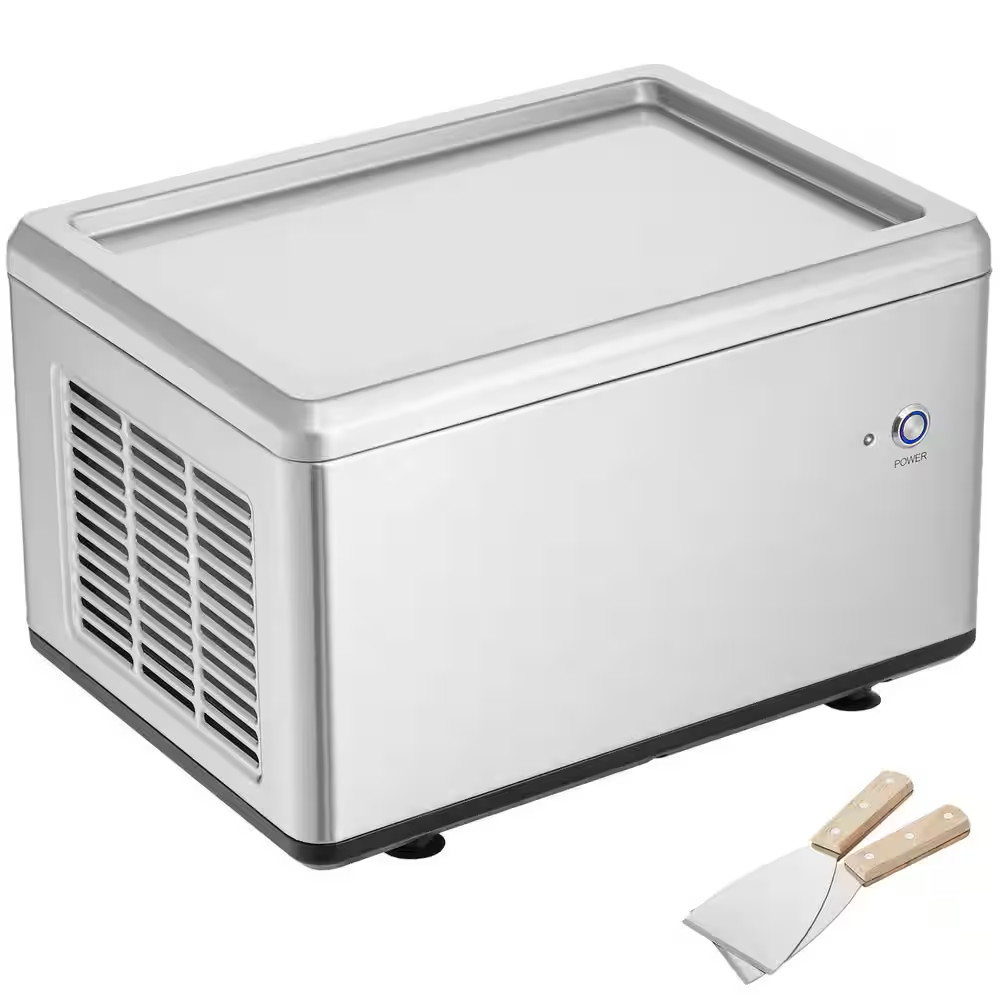 Fried Ice Cream Roll Machine, 12.6 In. L X 8.5 In. W Stir-Fried Ice Cream Pan, S