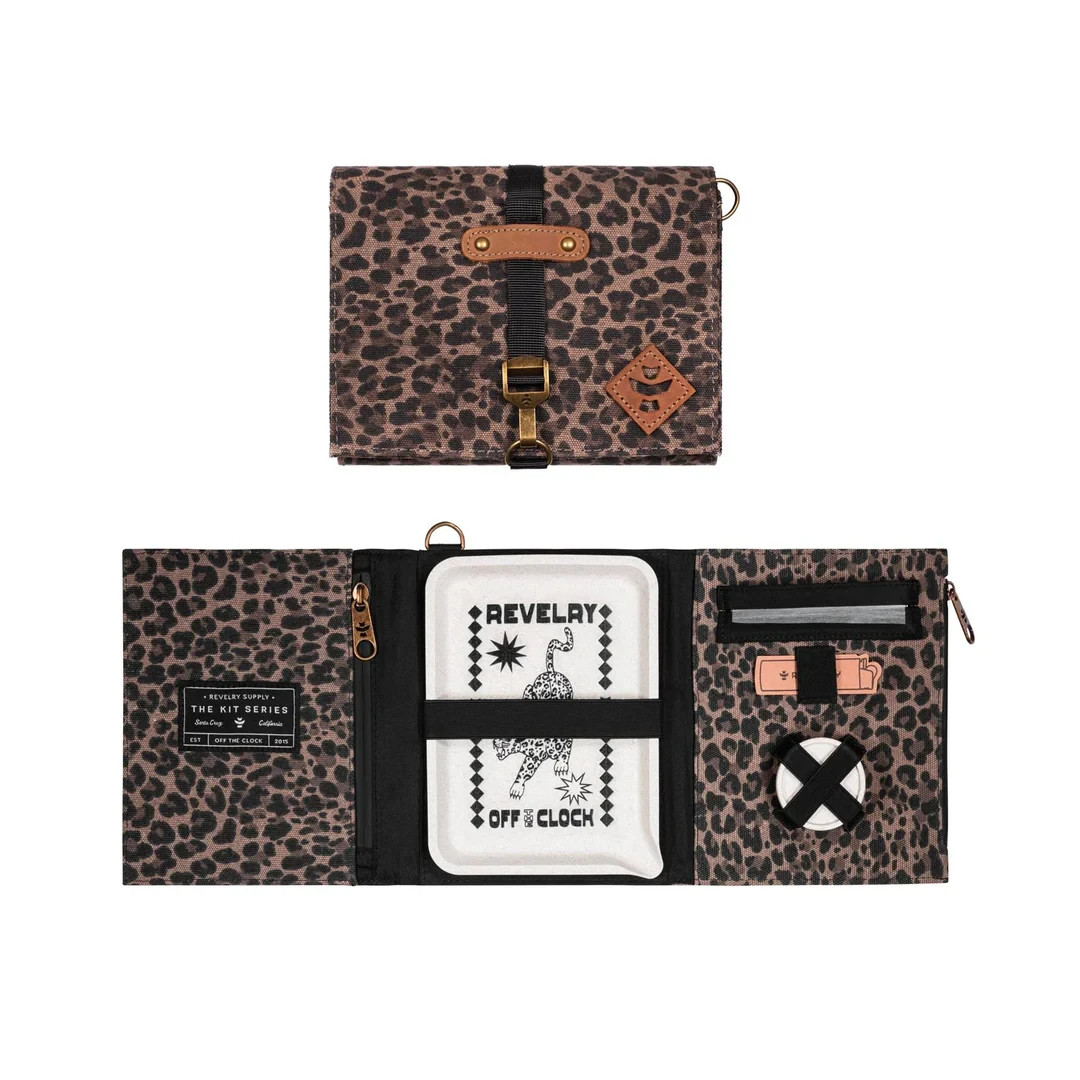 Revelry Supply Co. The Rolling Kit Leopard/Black