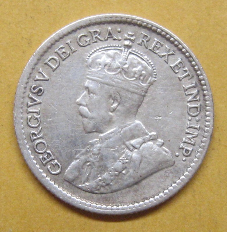 1918 Canada 5 Cent Cleaned Take a Look