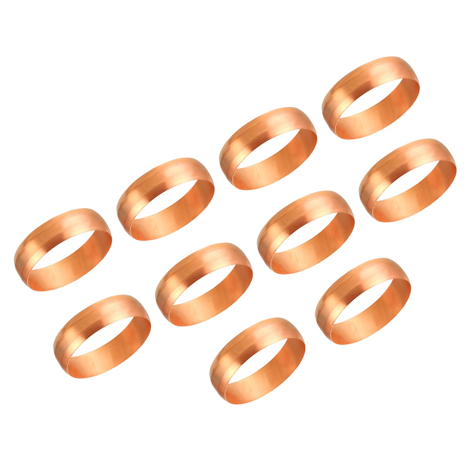 5pcs 28mm Compression Sleeves Ferrules Copper Ferrule Compression Fitting
