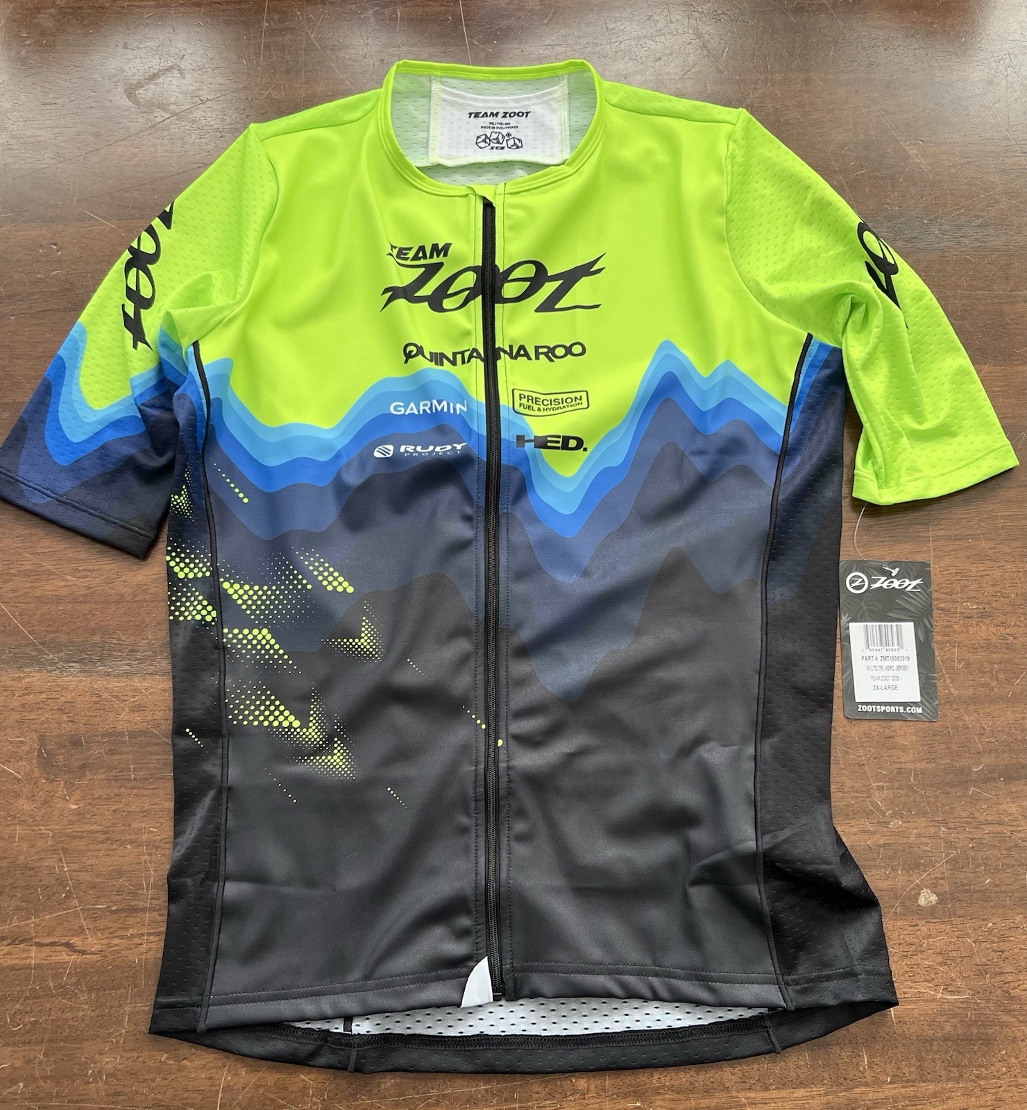 Team Zoot 2025 2X-Large Men's Ltd Tri Aero Jersey brand new in bag with tags