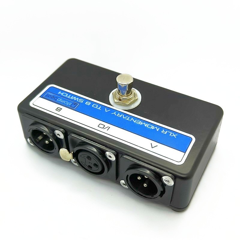 XLR  MOMENTARY AB SWITCH PEDAL 1F2M - POPLESS