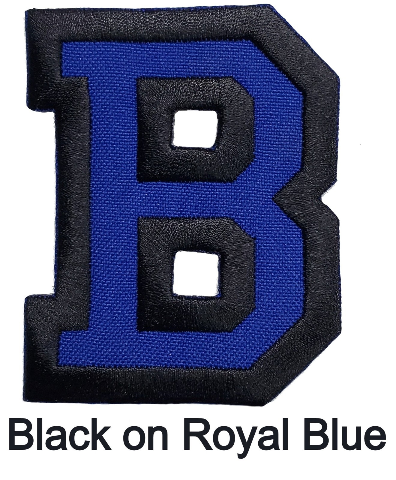 Letters 3" College Varsity Letterman Embroidered Iron On Patch Customize Colors