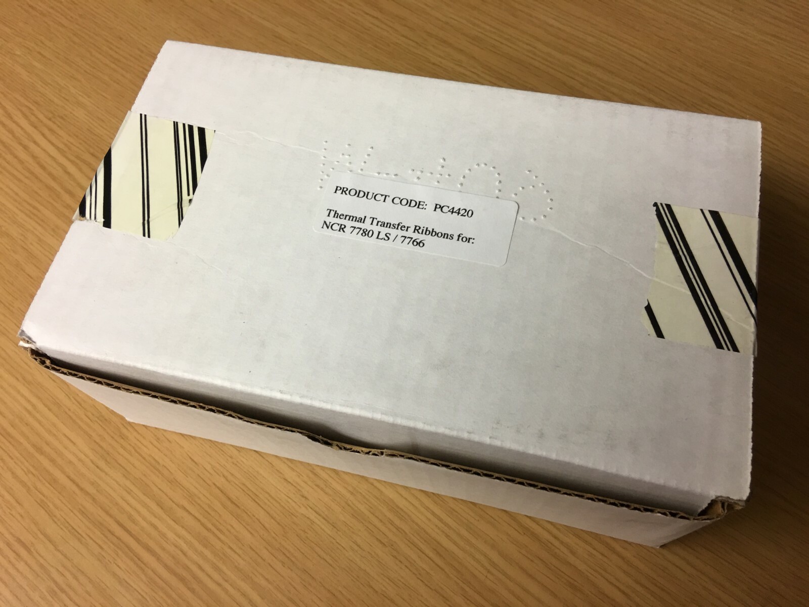 Box of 4 - Thermal Transfer Ribbon 4420 for NCR 7766/7780 L.S. - Factory Sealed