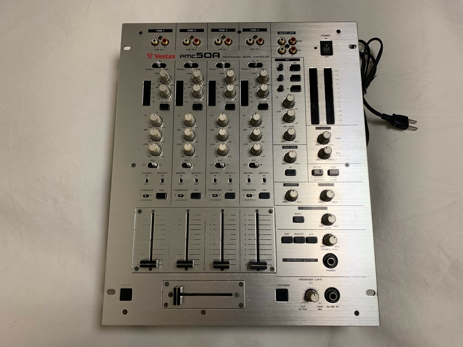 Problem Item! Vestax PMC-50A DJ Mixer Professional Mixing Controller AC100V