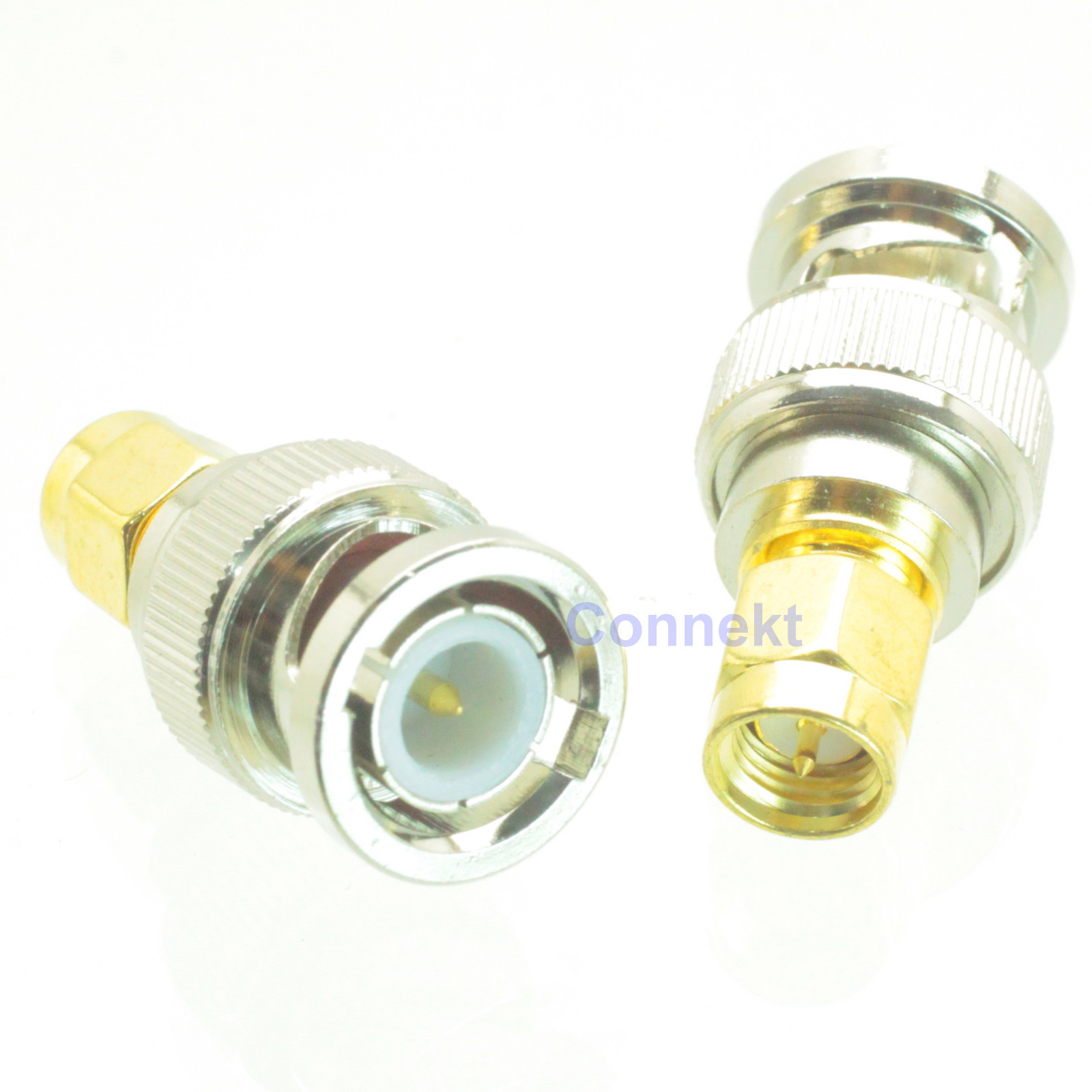 1pce BNC male plug to SMA male plug RF adapter connector