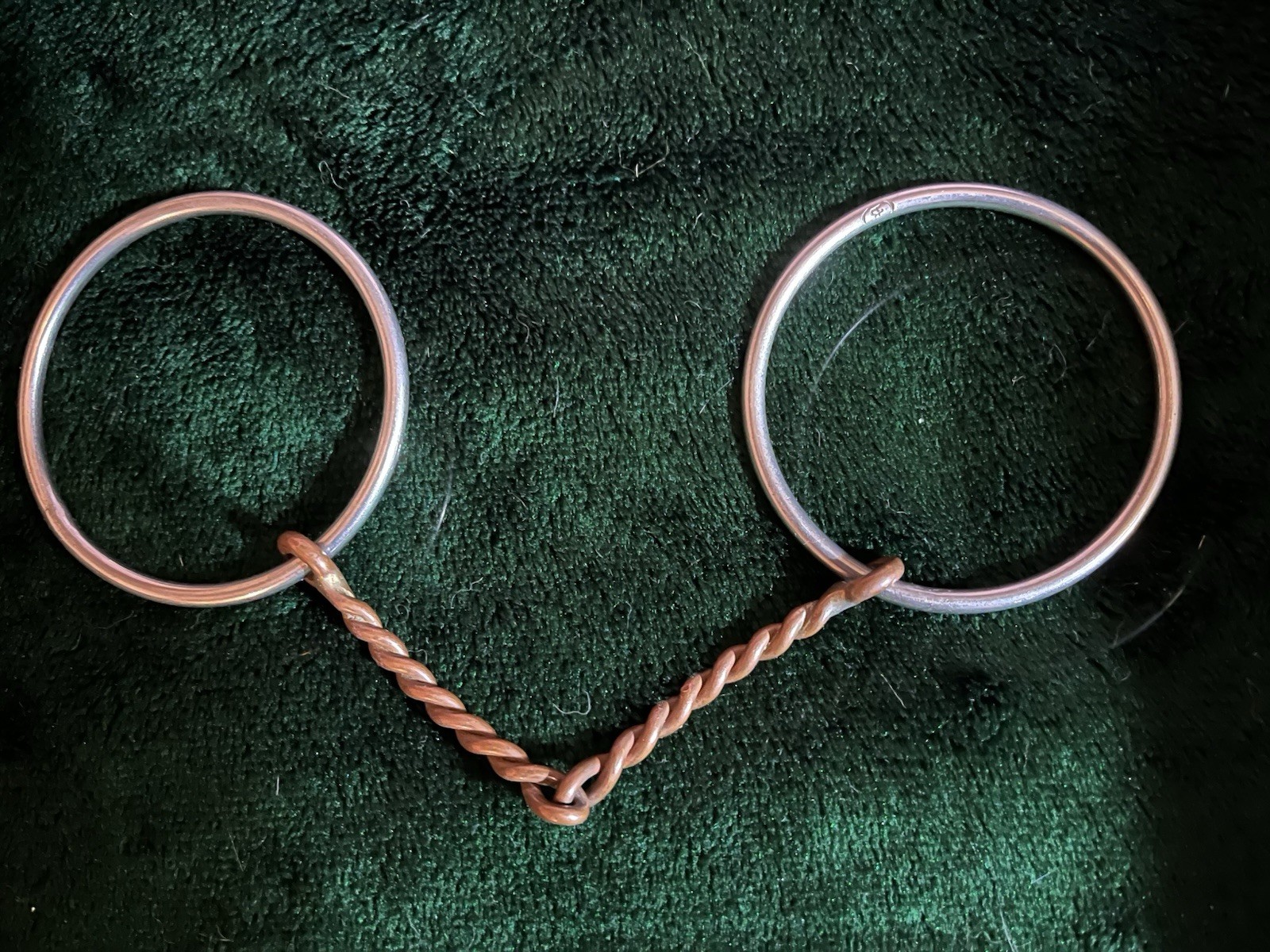 Reinsman 3” Loose Ring Sweet Iron Copper Thin Twisted Wire Training Snaffle Bit