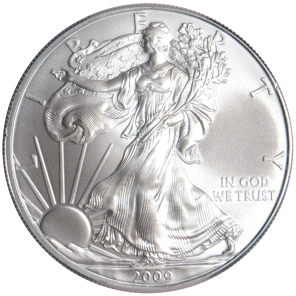 2009 $1 1-oz American Silver Eagle BU