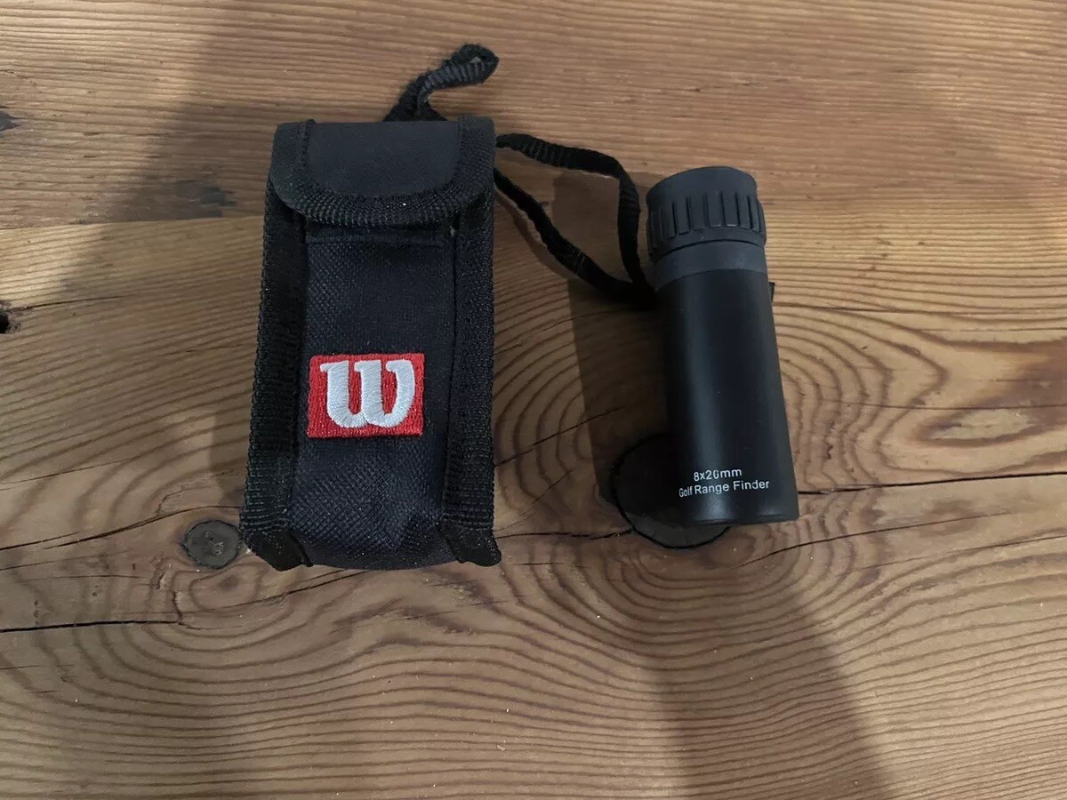 WILSON Golf Range Finder Scope 8X20mm Nylon Case Lanyard Belt Loop