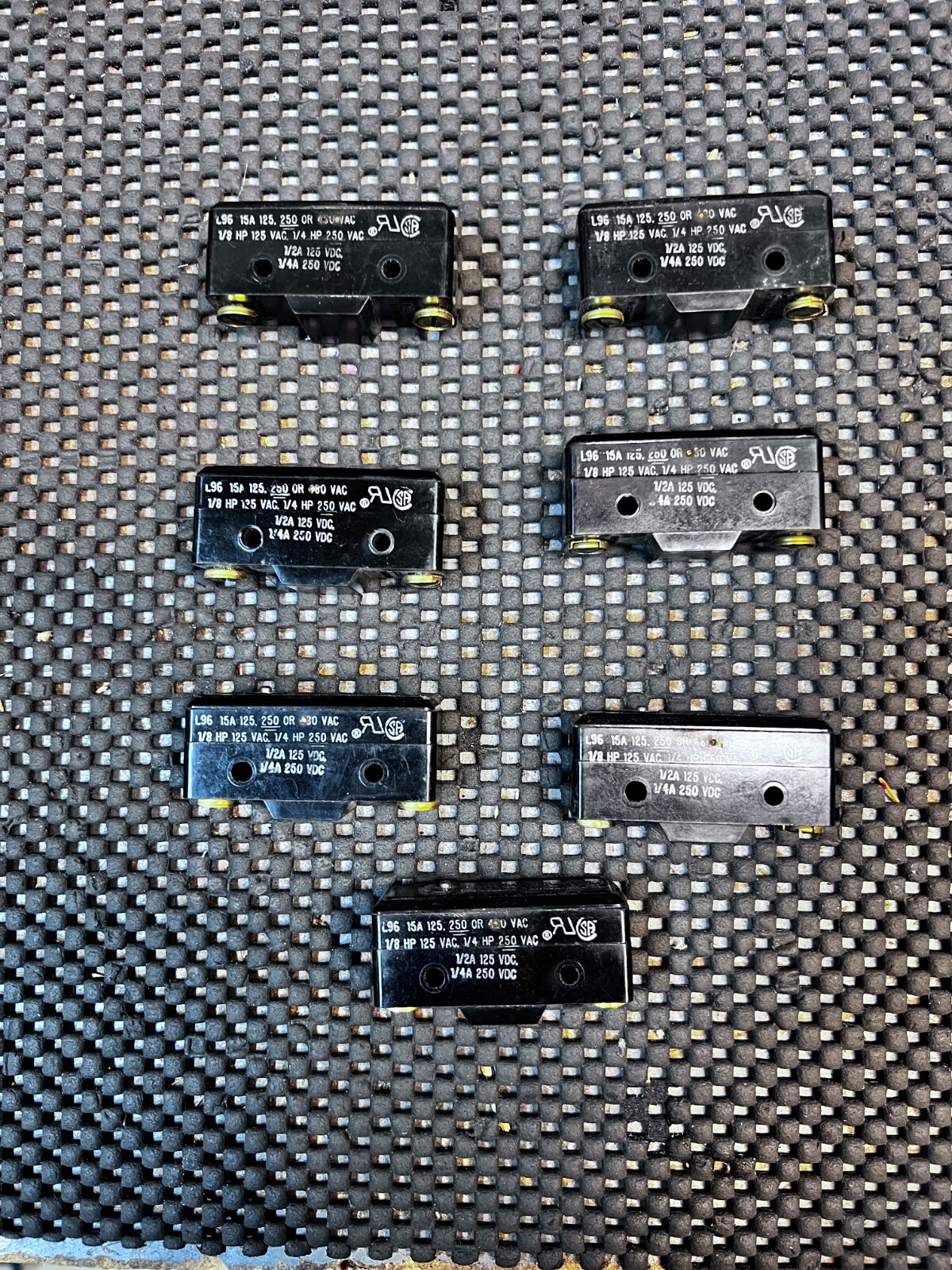 Micro Switch WZ-2R-A2, lot of five
