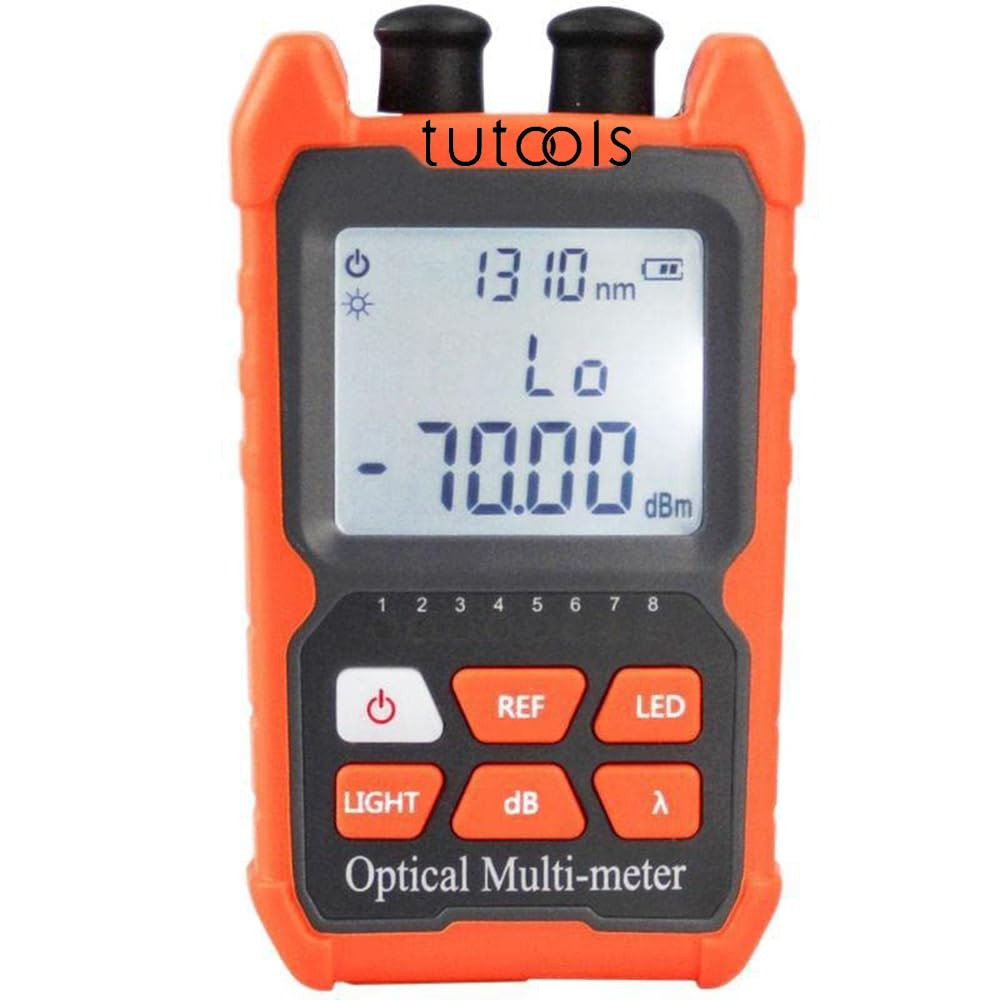 Hand-held Optical Fiber Power Meter, Fiber Optic Cable Tester for FC/SC/ST Unive