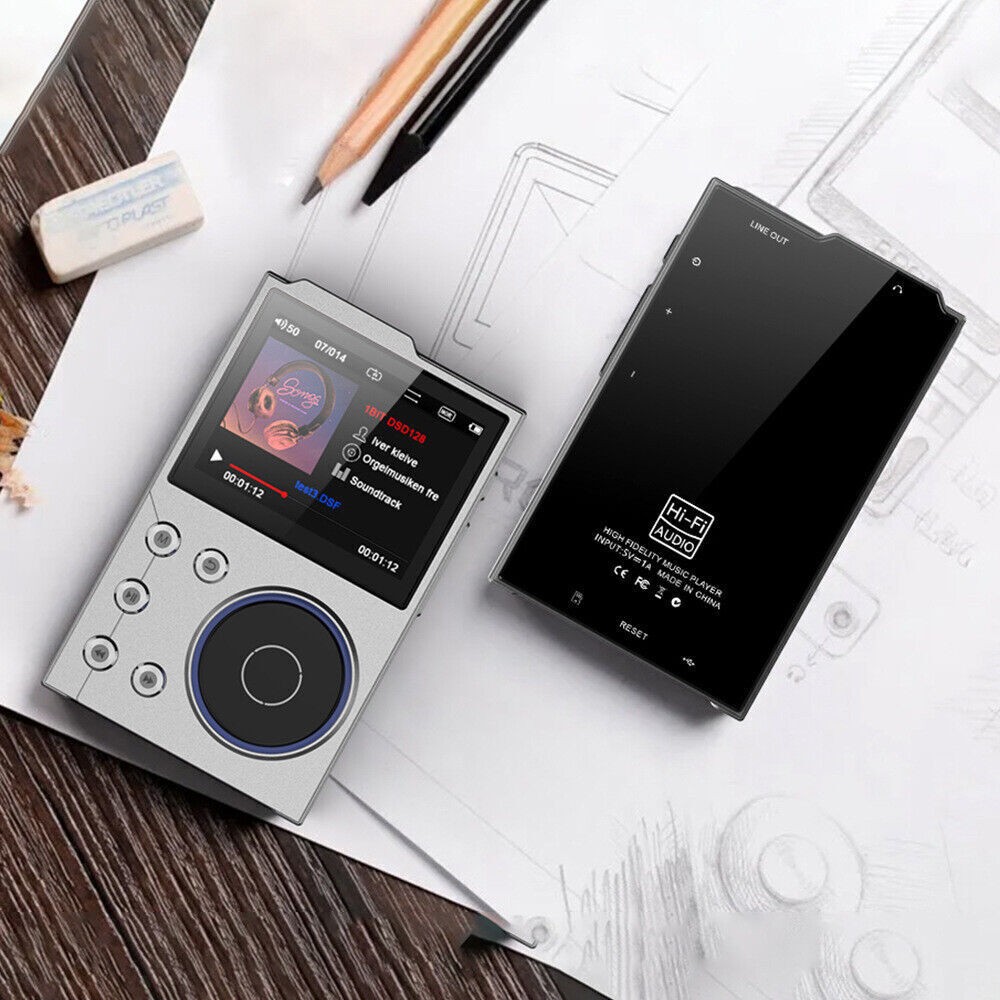2.4" Bluetooth HiFi MP3 Player DSD High Resolution Digital Audio Music Player
