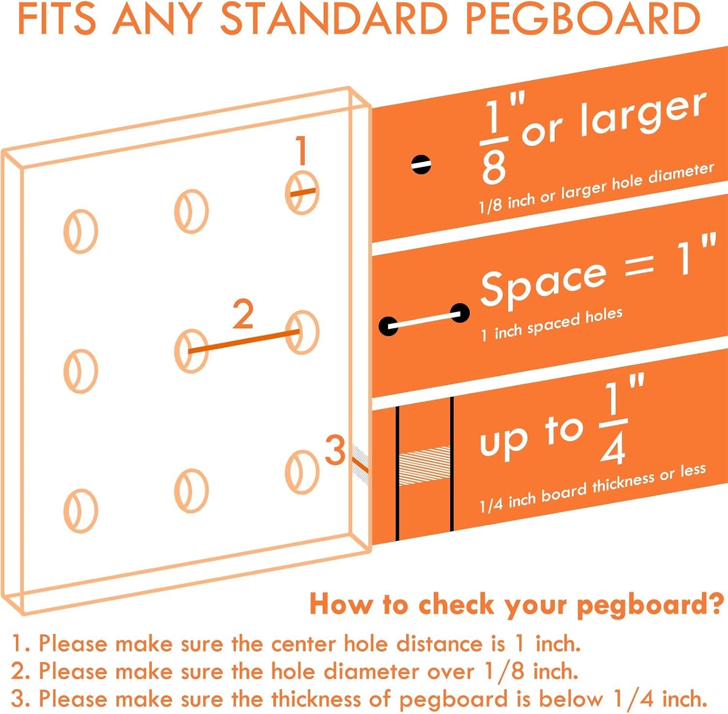 12 Pack Pegboard Bins PegBoard Cups with Hooks & Loops, Peg Board Hooks Assor...