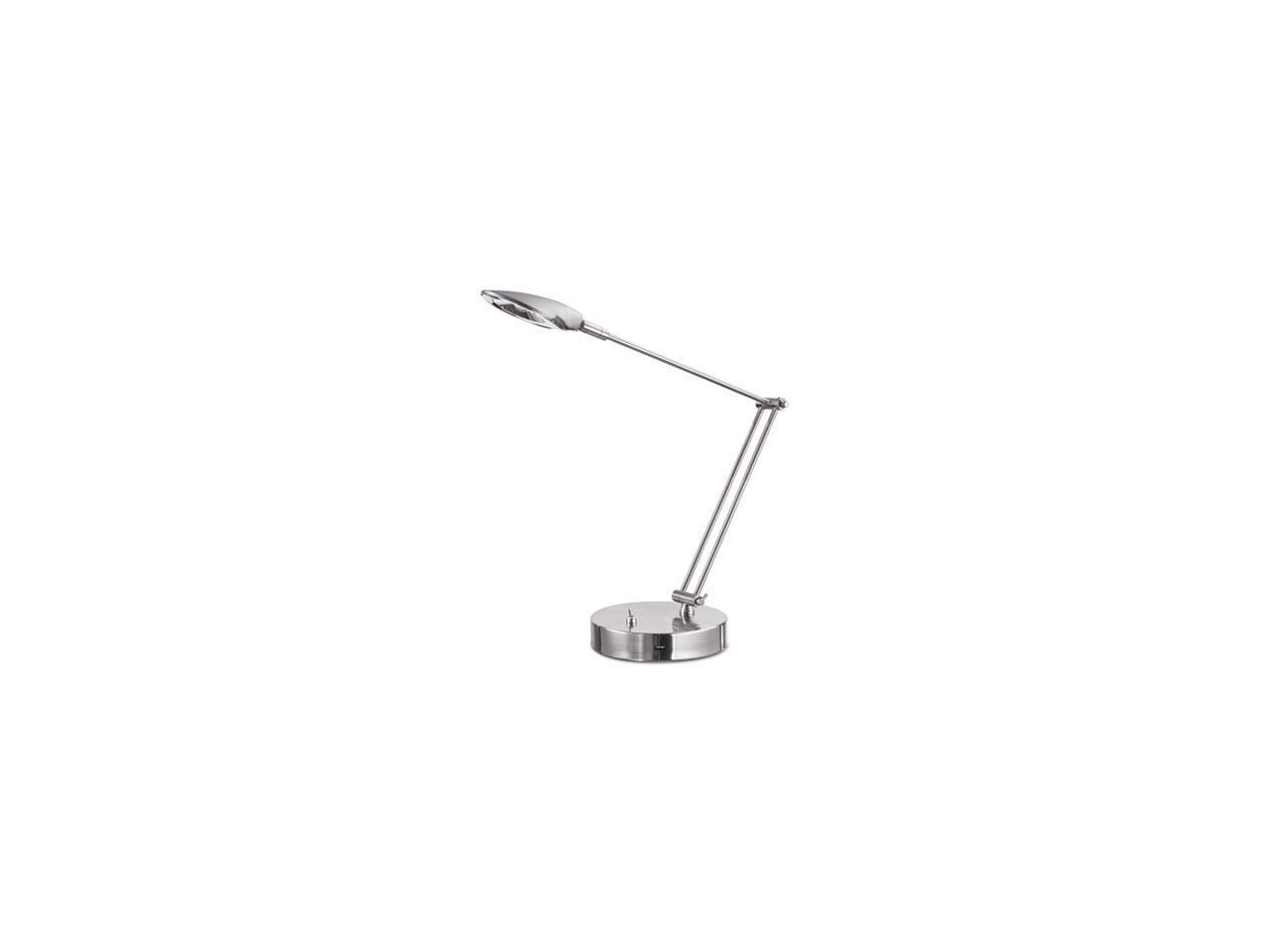 Adjustable LED Task Lamp w/USB Port, 26" High, Brushed Nickel