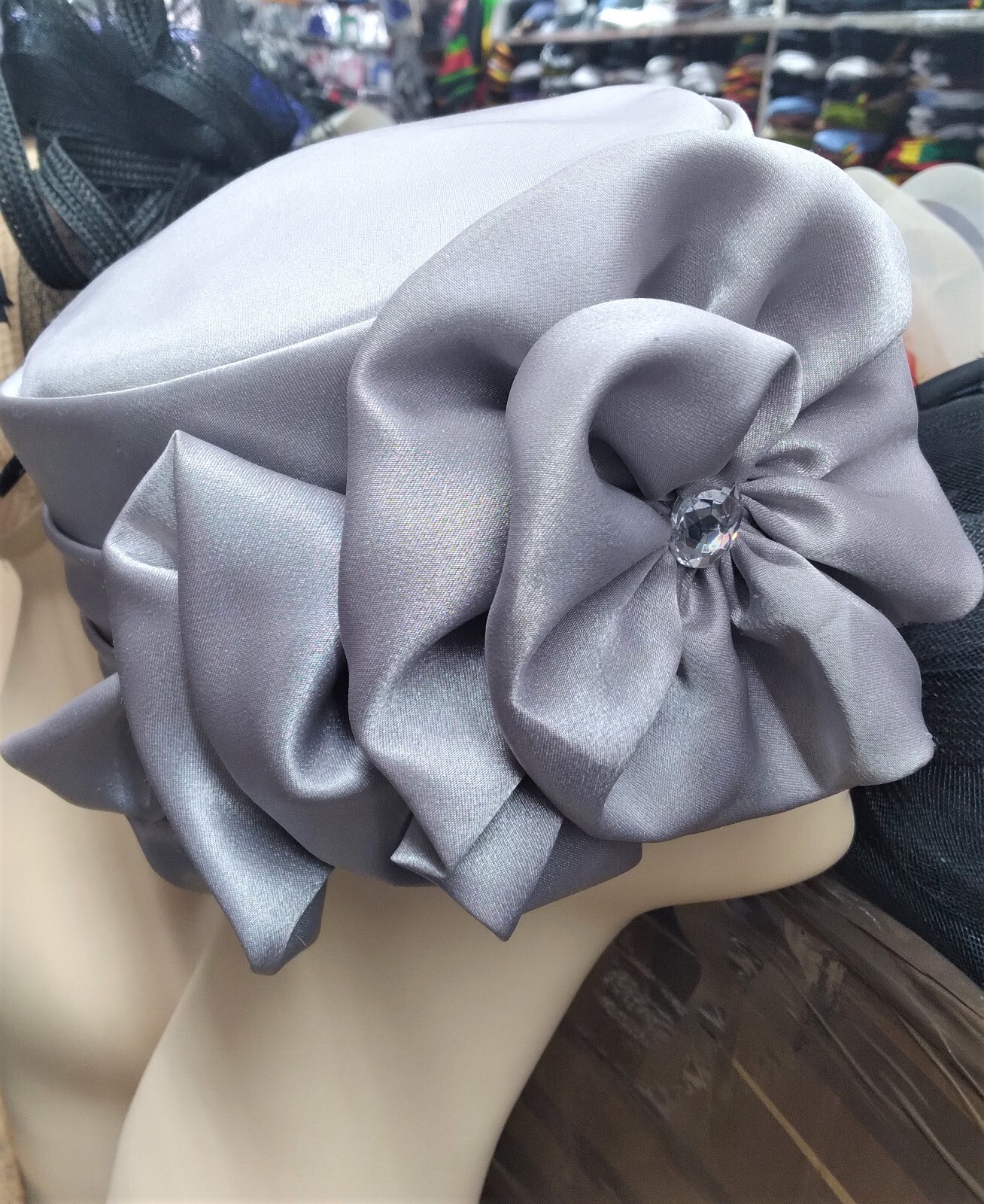 Silk Beret Bucket Tablet Kentucky Derby Wedding Hat Church Dressy Cocktail Party