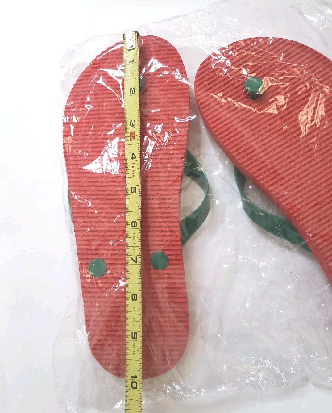 New Sealed Scranton Wilkes-Barre Railriders Baseball Flip Flops Sz Medium