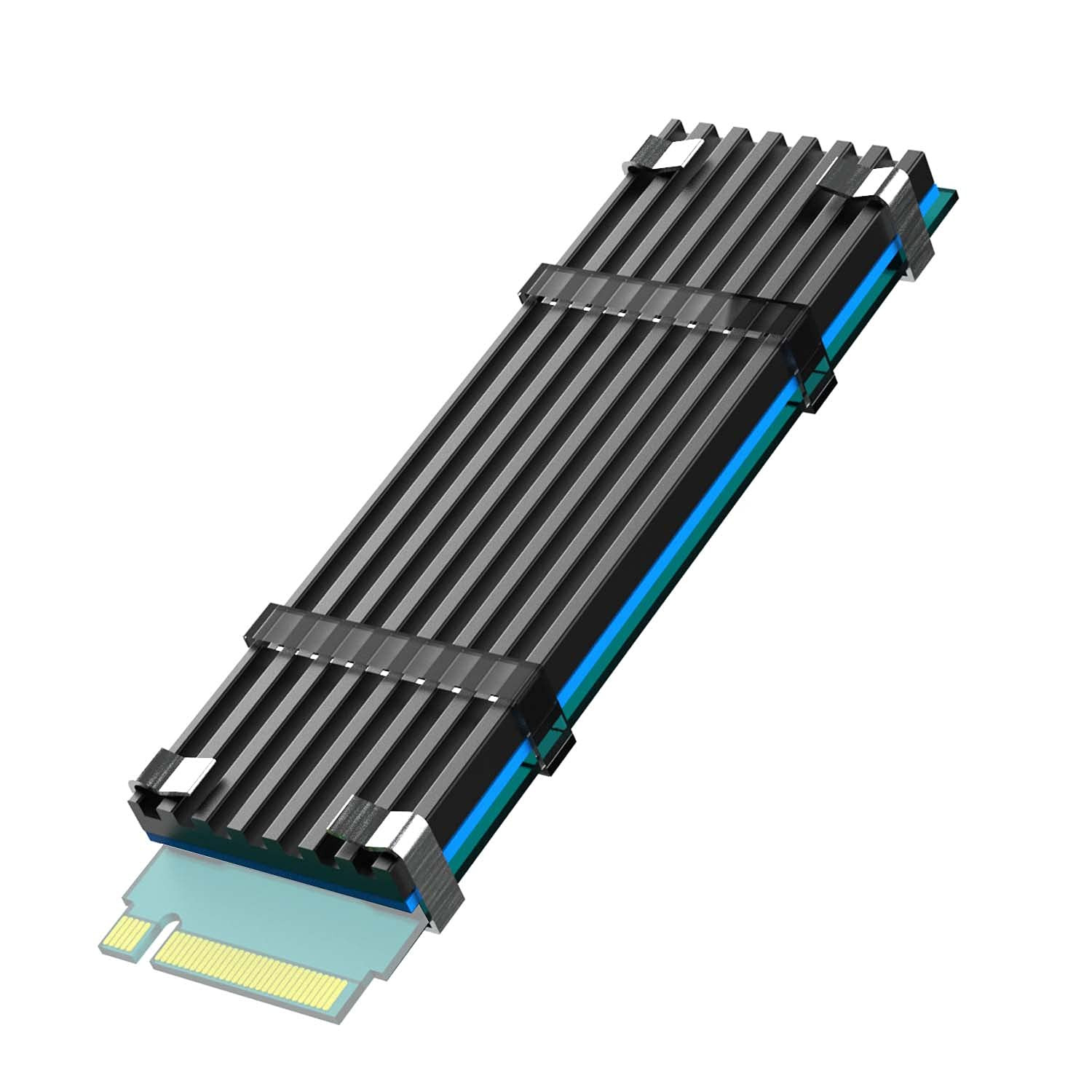 M.2 Heatsink Kit with Thermal Pad for SSDs - PC/PS5 Compatible